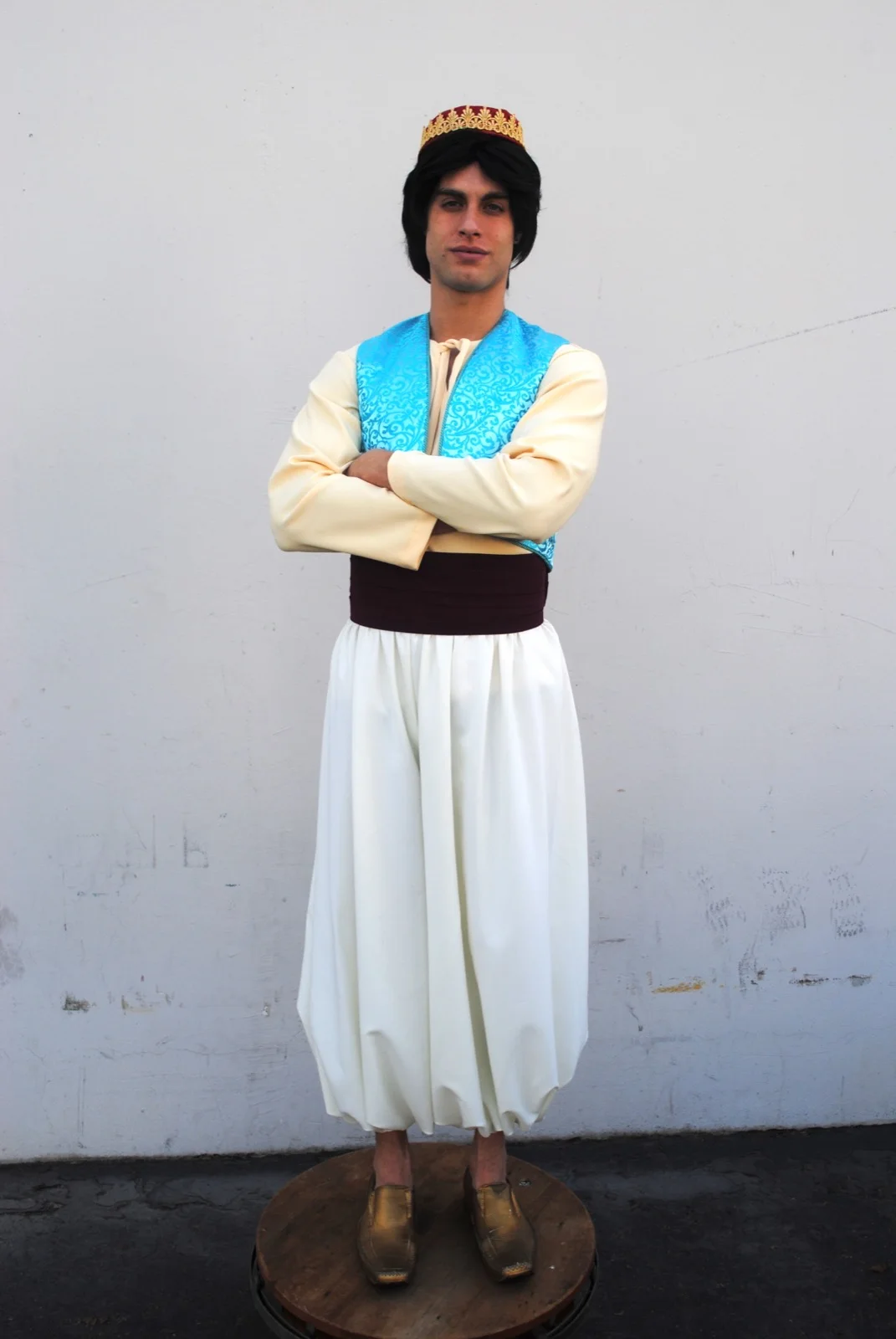 Arabian Prince party character in San Diego