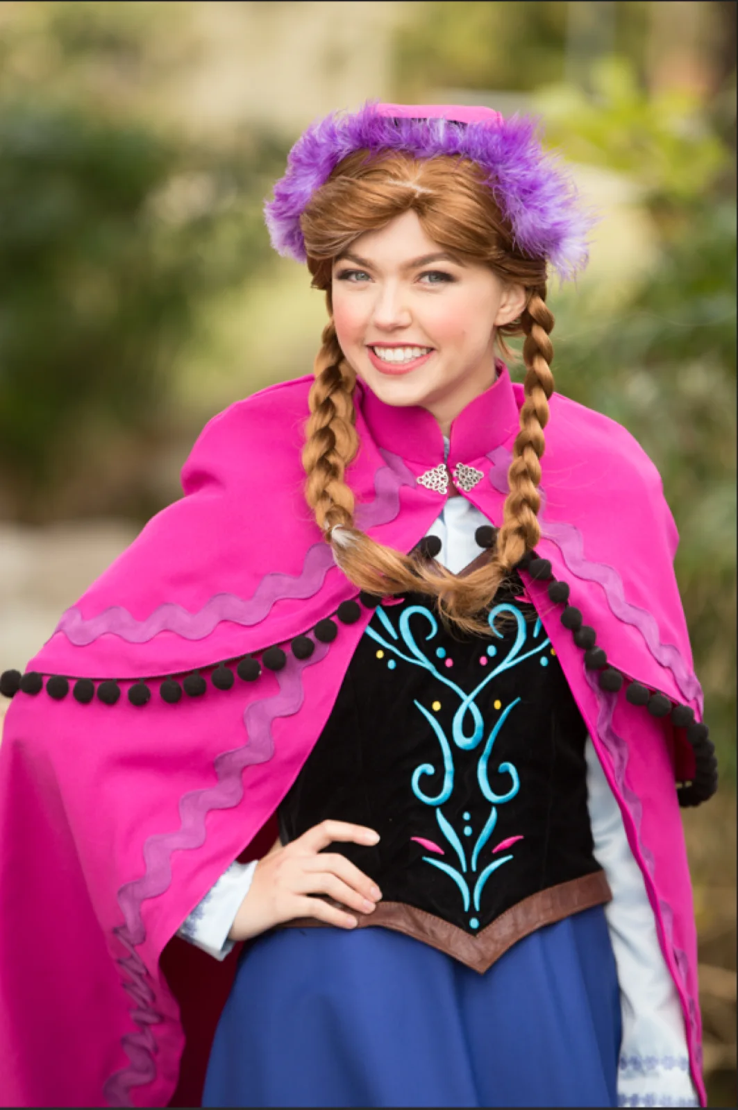 Snow Princess party character in San Diego