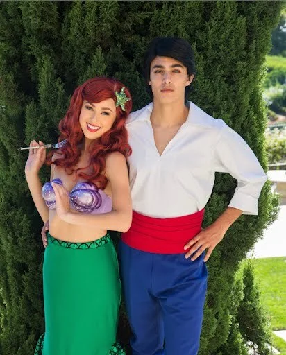 Little Mermaid party character in San Diego
