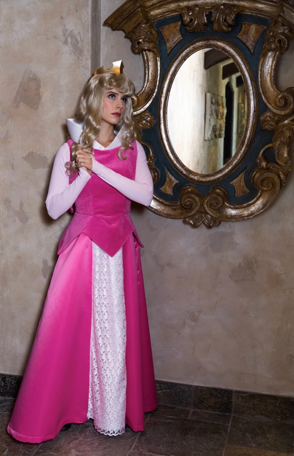 Sleeping Beauty party character in San Diego