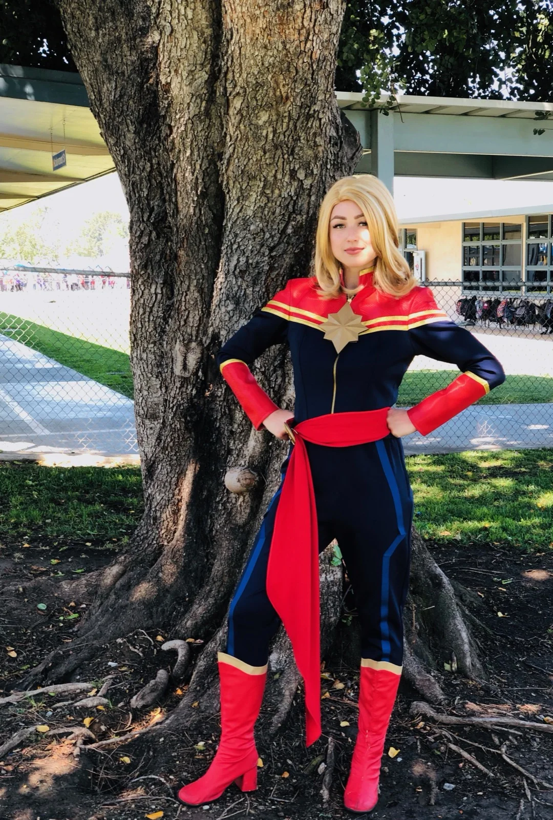 Captain Hero party character in San Diego