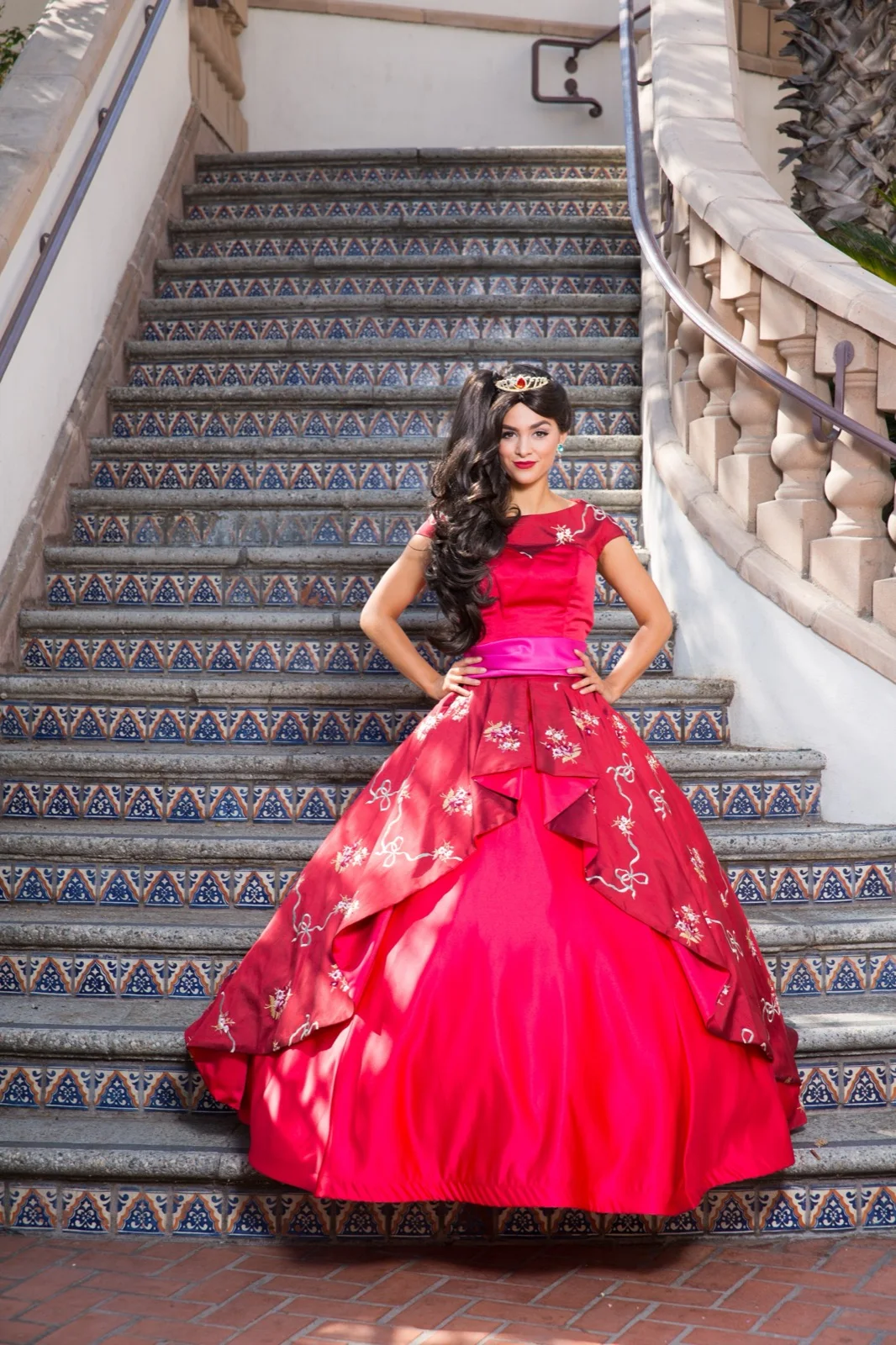 Latina Princess party character in San Diego