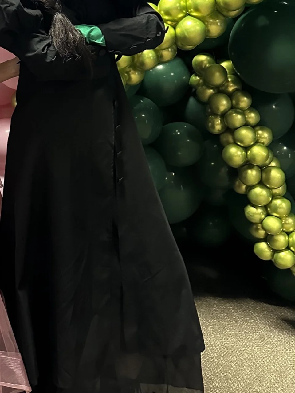 Emerald Witch party character in San Diego