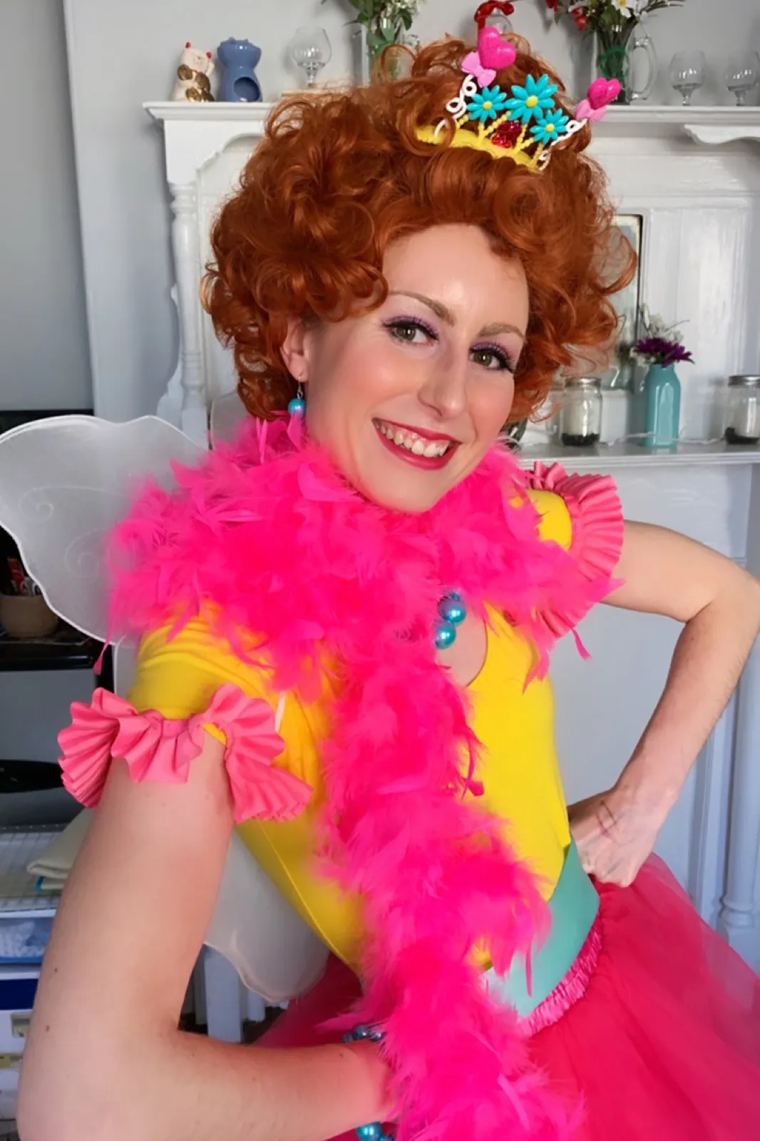 Fancy Girl party character in San Diego