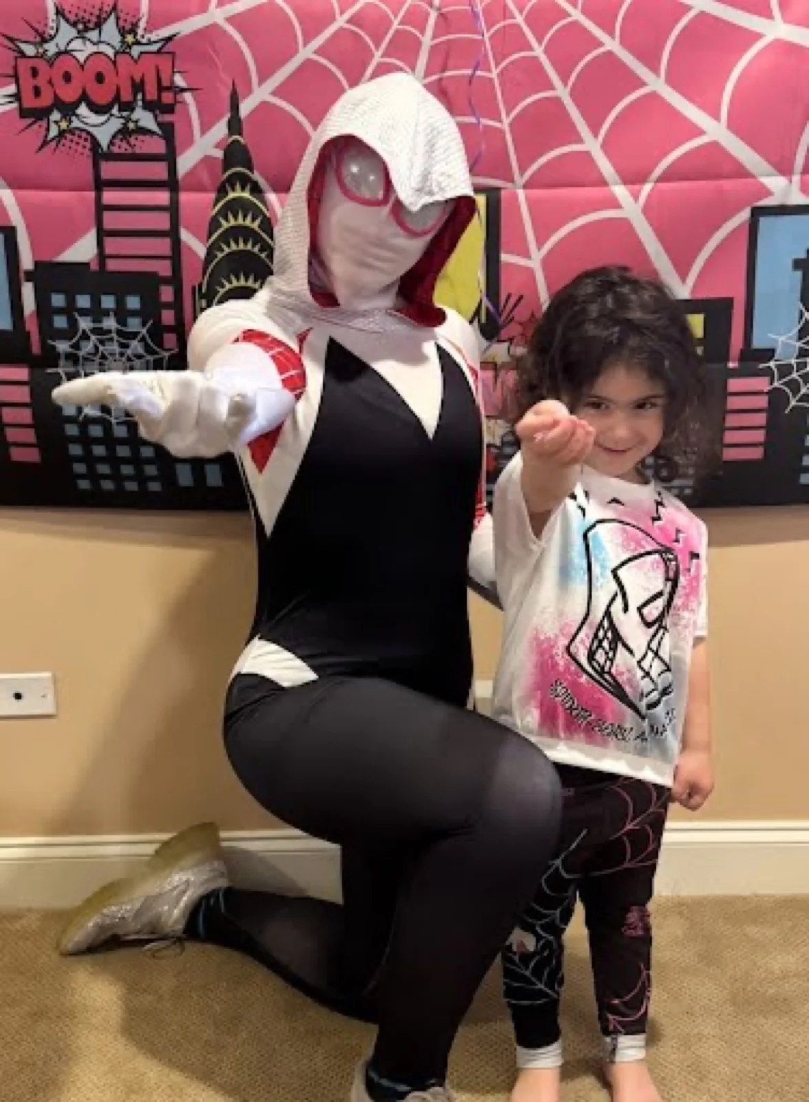 Web Heroine party character in San Diego