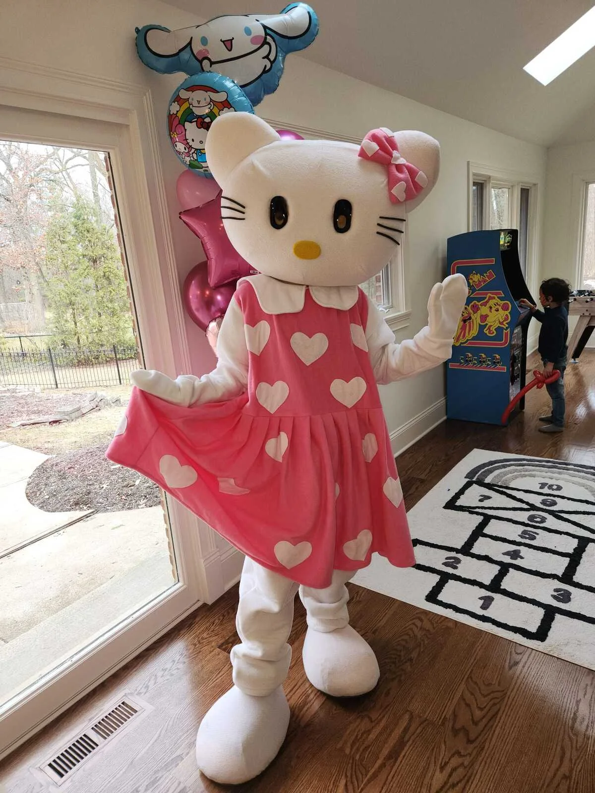 Princess Kitty party character in San Diego