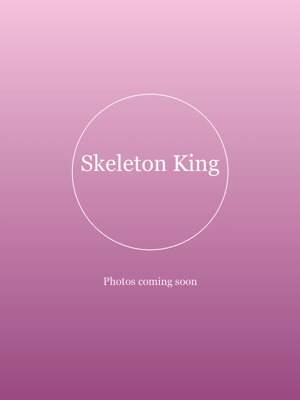 Skeleton King party character in San Diego