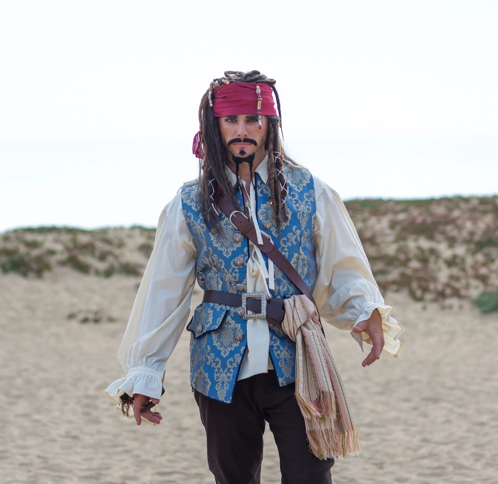 Pirate party character in San Diego