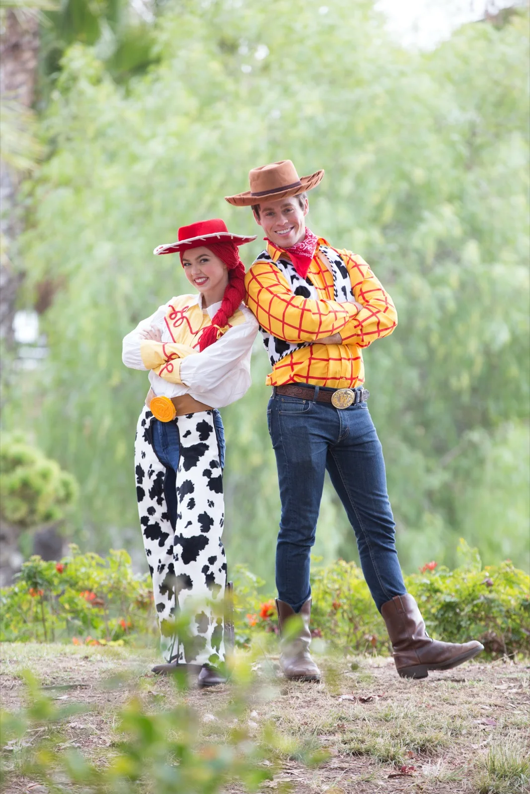 Cow Girl party character in San Diego