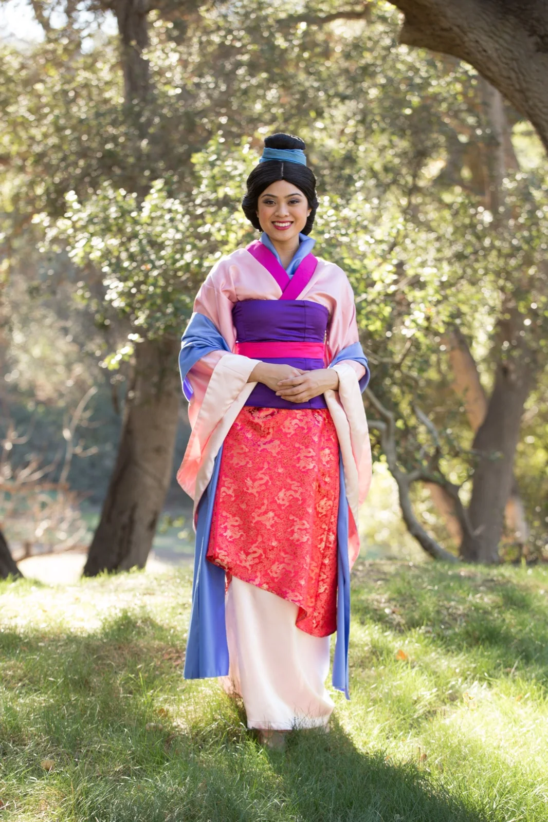 Asian Princess party character in San Diego