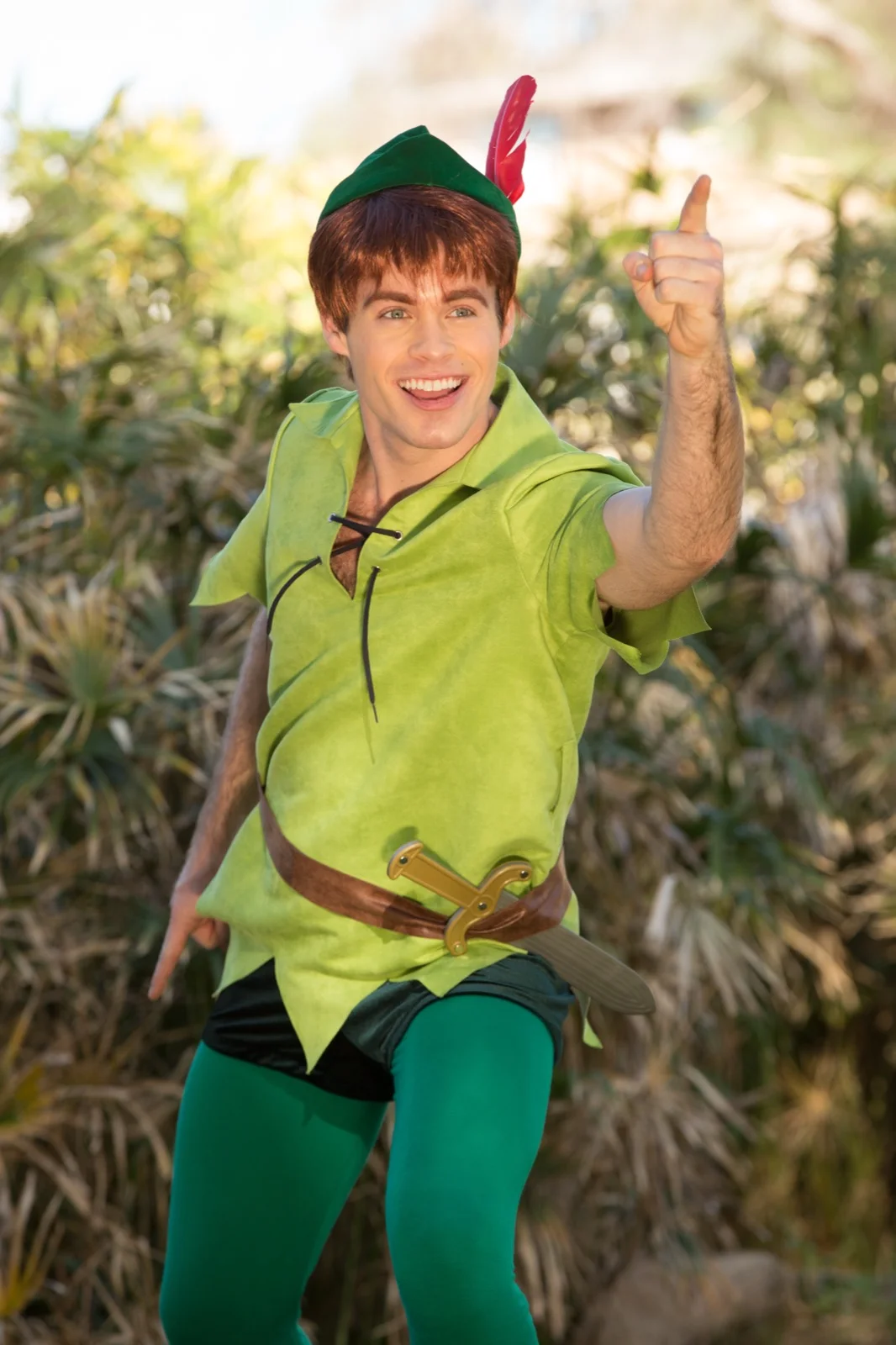 Neverland Boy party character in San Diego