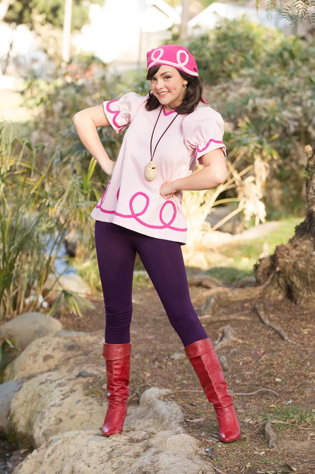 Girl Pirate party character in San Diego