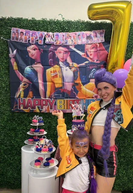 K-Pop Huntress party character in San Diego