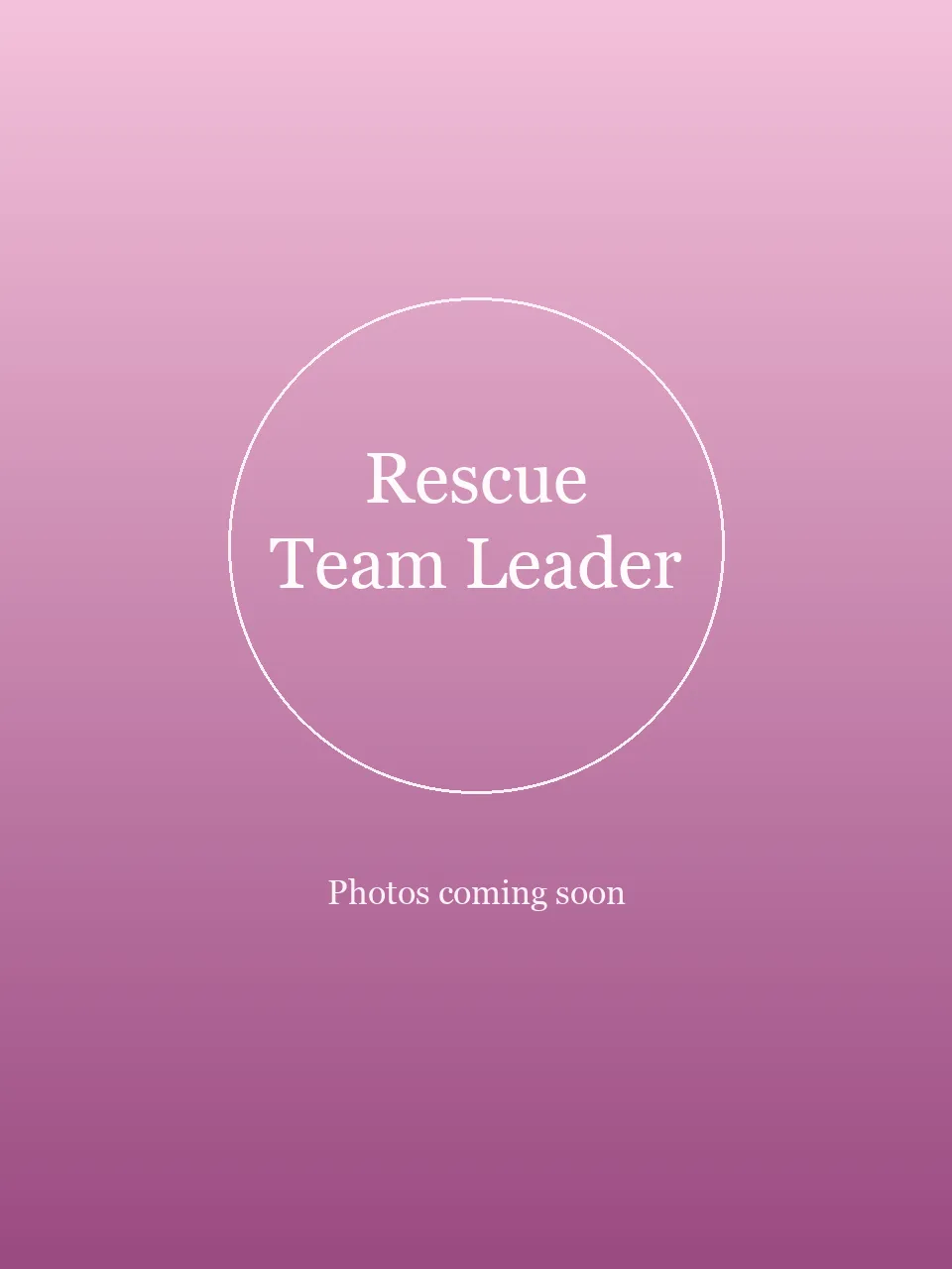 Rescue Team Leader party character in San Diego