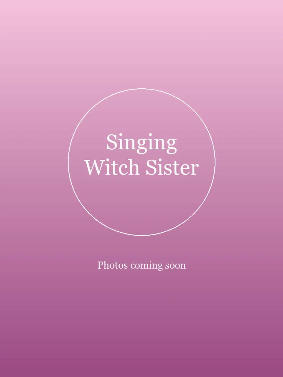 Singing Witch Sister party character in San Diego