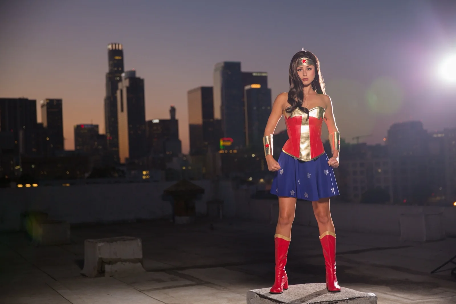 Wonder Hero party character in San Diego